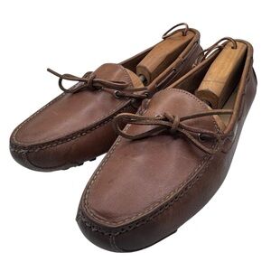 Cole Haan Men’s Brown Leather Boat Shoes - Size 11